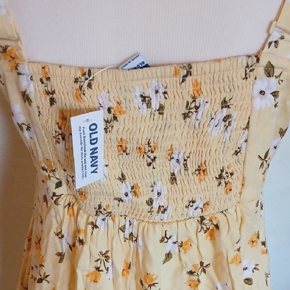 Old Navy Sunflower Yellow Floral Dress - Picture 3 of 6